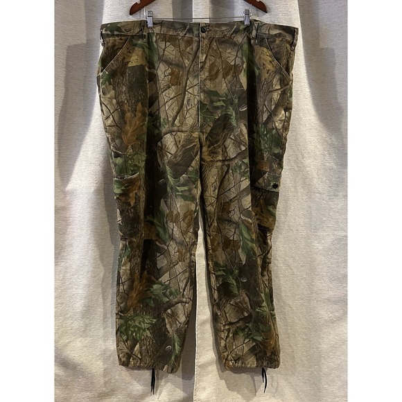 Vintage‎ Realtree Camo Cargo Pants Mens Sz XXXL Hunting Liberty 90s Y2K